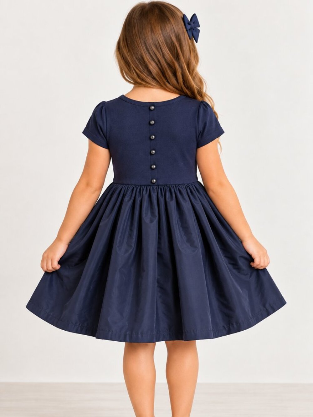 Polo Ralph Lauren Girls Navy Blue Party Dress – Size 5